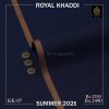 KK-07 Navy Blue Kamalia Khaddar Summer Collection
