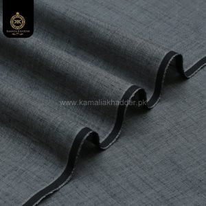 DK-832 Grey Slub Designer Summer Khaddar