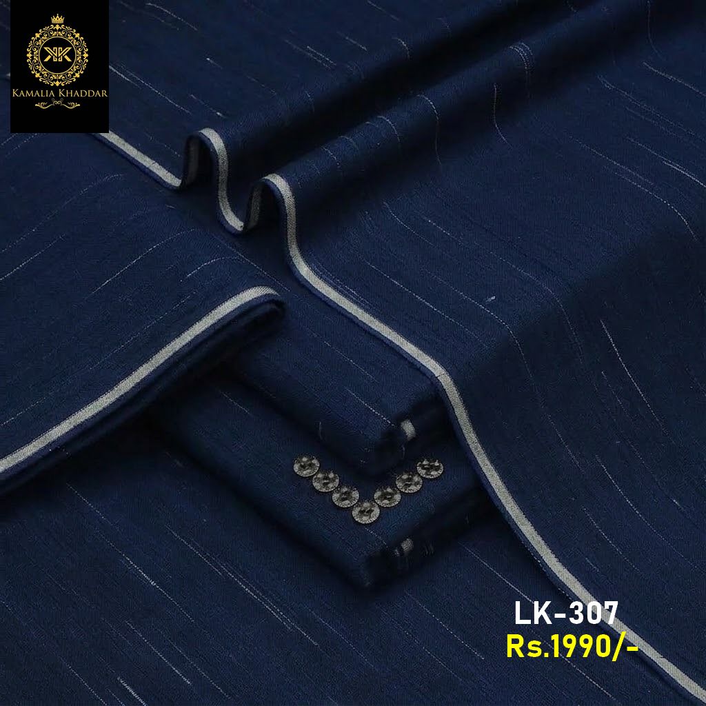 LK-307 Navy Blue Designer Summer Lawn Khaddar LK-307 Navy Blue Designer Summer Lawn Khaddar