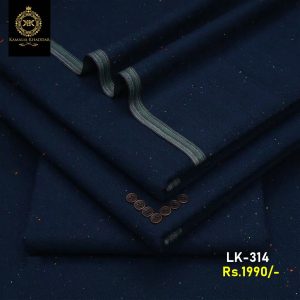 LK-314 Navy Designer Summer Lawn Khaddi