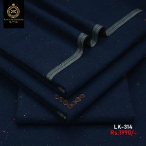 LK-314 Navy Designer Summer Lawn Khaddi