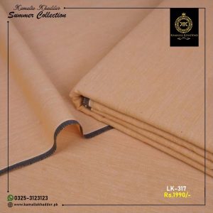 LK-317 Peach Summer Lawn Khaddi